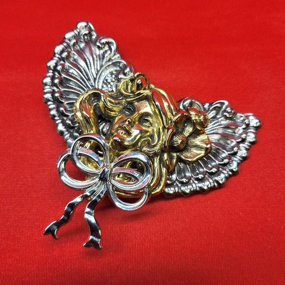 Jane Angel Pin Brooch Signed - Picture 12 of 12